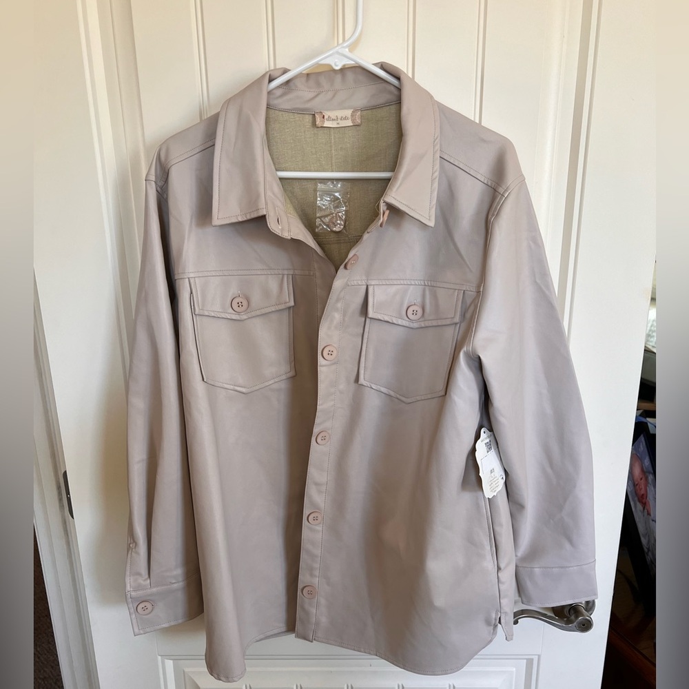Altar’d State faux leather blazer/jacket.